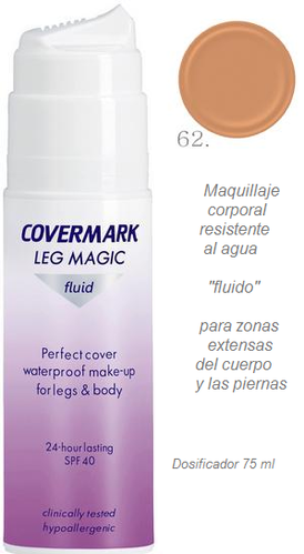 COVERMARK maquillaje corporal "fluid" Nº 62